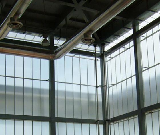 polycarbonate multiwall panel in extruded polycarbonate