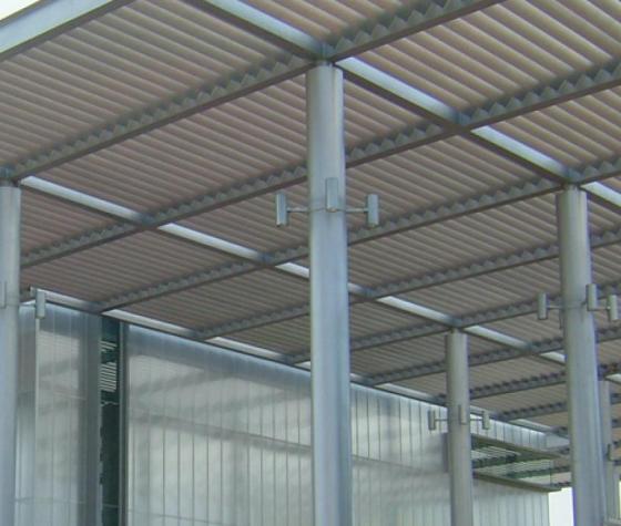 polycarbonate multiwall panel in extruded polycarbonate