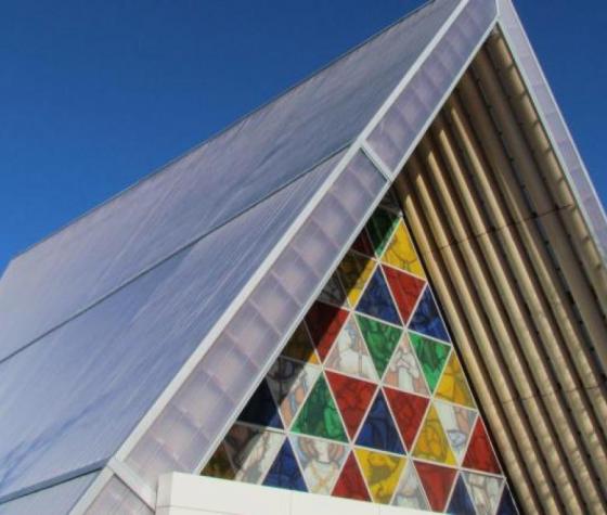 Shigeru ban’s cardboard cathedral