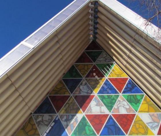 Shigeru ban’s cardboard cathedral