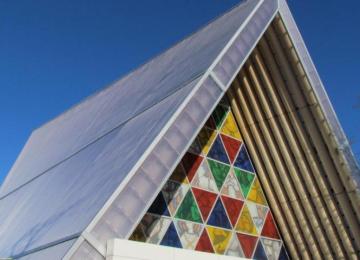 Shigeru ban’s cardboard cathedral